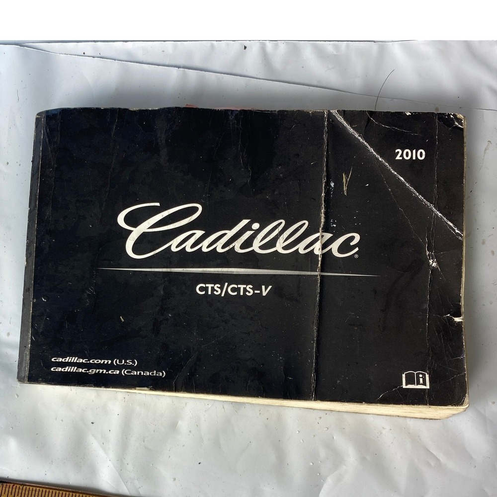 2010 Cadillac CTS / CTS-V Owner's Manual User Guide Book